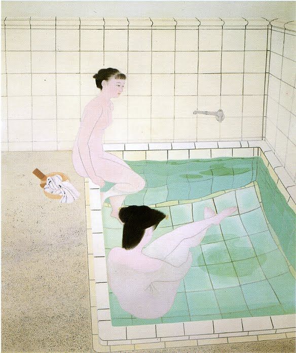 Yuki Ogura bathing women